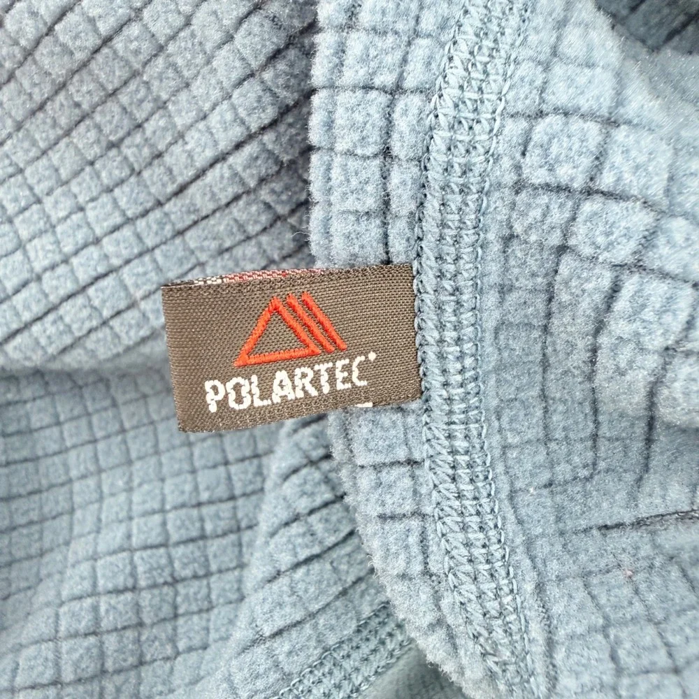 Patagonia R1 Polartec Power Grid Fleece Quarter Zip Pullover Mens Small Blue